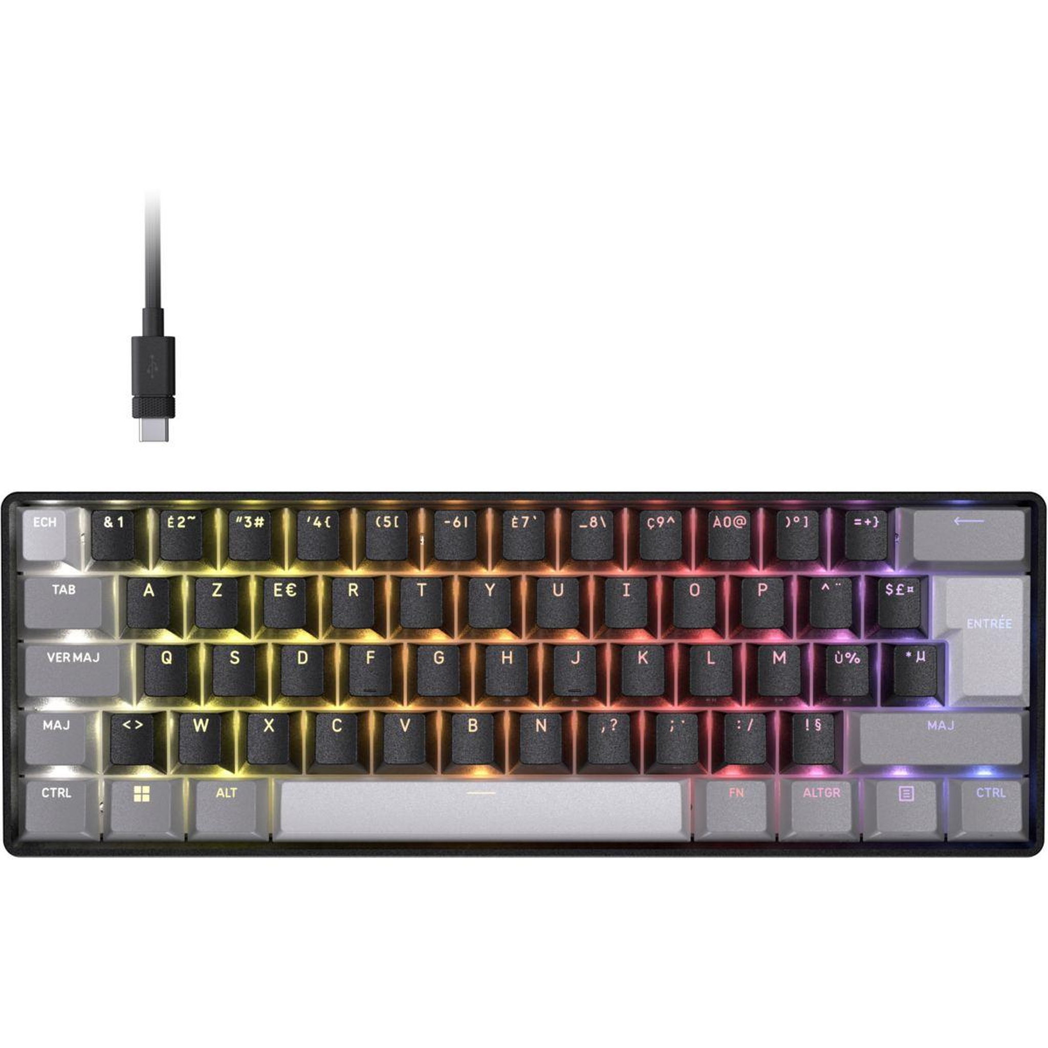 Corsair Clavier gamer clipper pro mini 60 hall