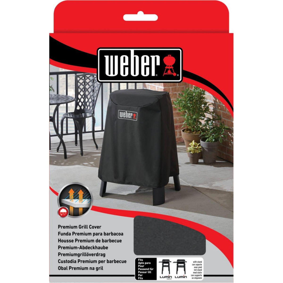 Weber Housse barbecue premium pour lumin stand