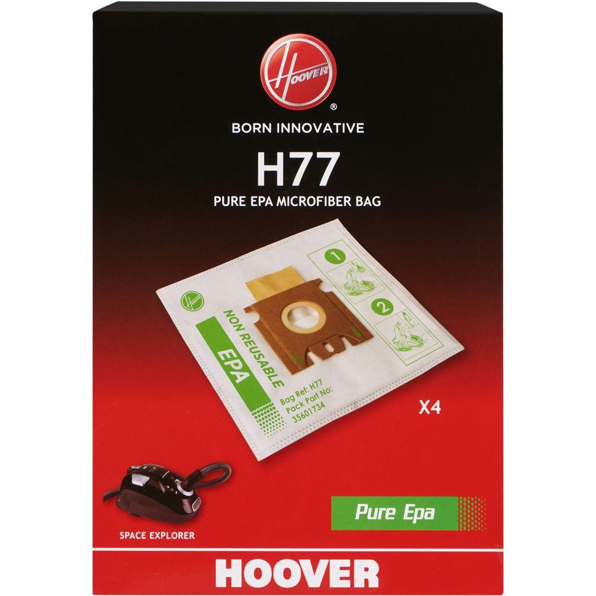 HOOVER Sac aspirateur h77 pureepa
