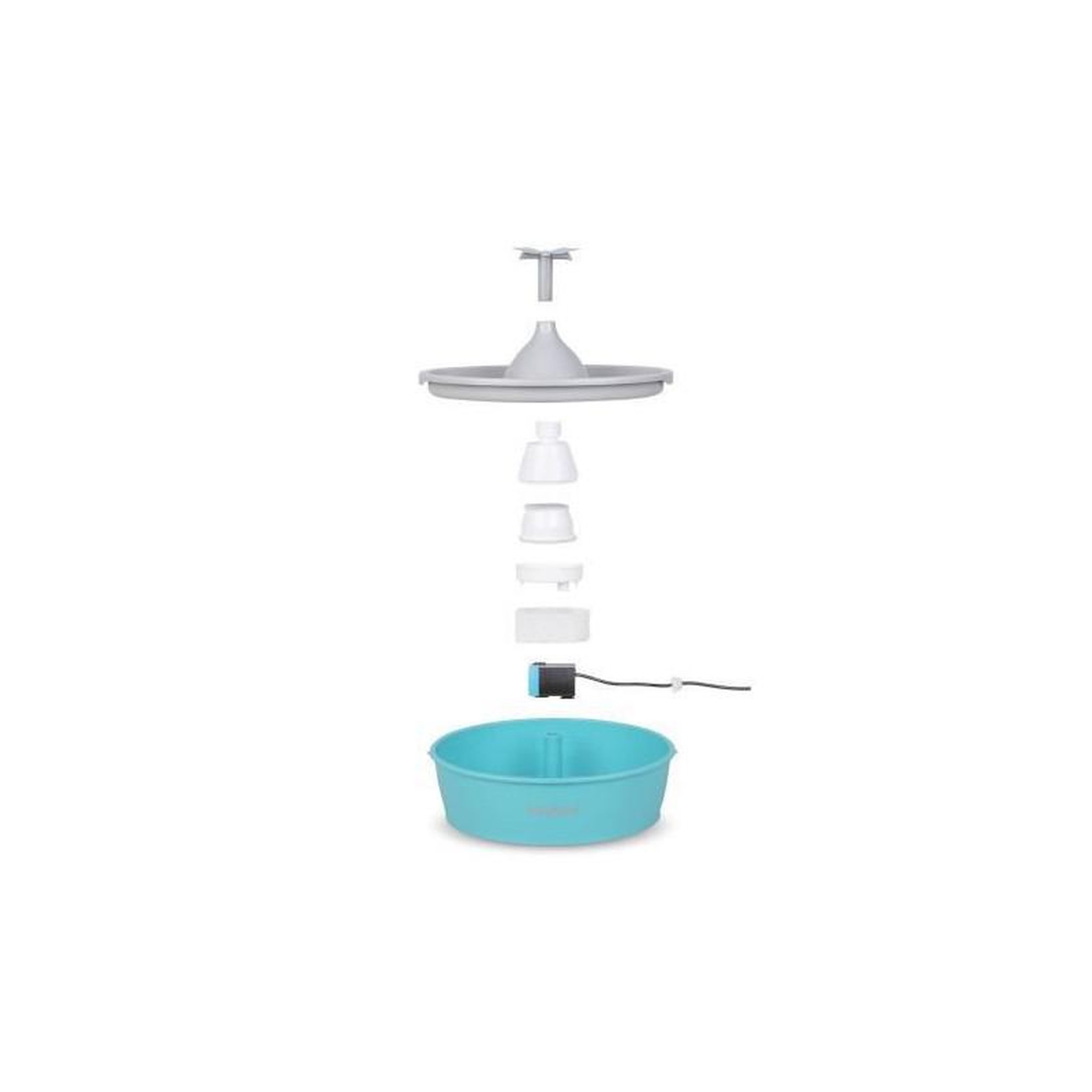Voir la diapositive 6 : PETSAFE Fontaine plastique papillon 1.5l - Sans BPA