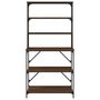 Voir la diapositive 4 : VIDAXL Support de boulanger à 6 niveaux chêne marron 90x40x180 cm