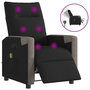 Voir la diapositive 1 : VIDAXL Fauteuil de massage inclinable electrique Noir Tissu