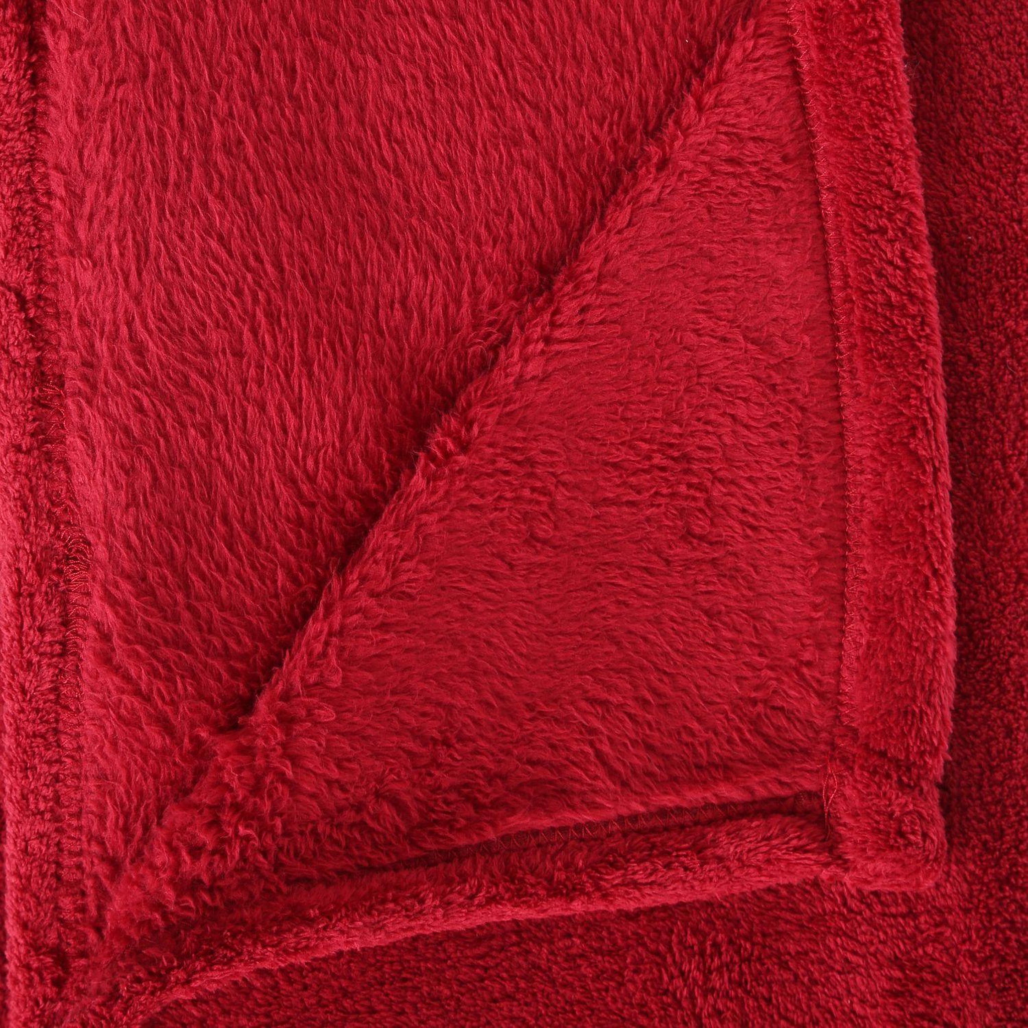 Voir la diapositive 2 : ATMOSPHERA Plaid en Microfibre uni
