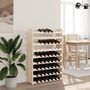 Voir la diapositive 3 : VIDAXL Casier à vin 72,5x25x111,5 cm Bois de pin massif