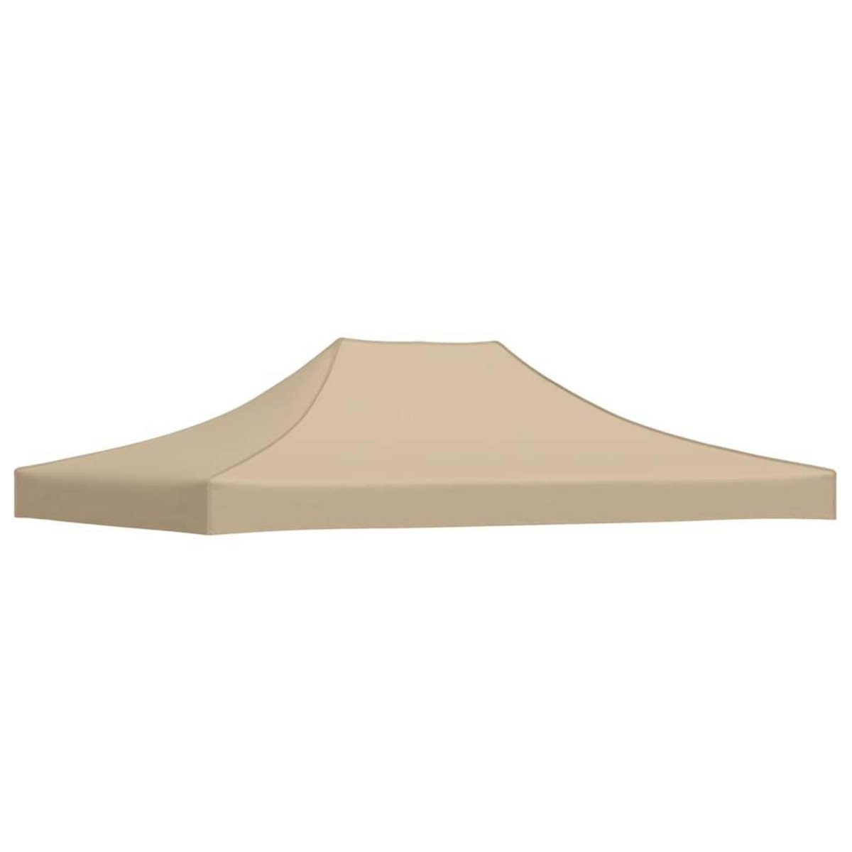 VIDAXL Toit de tente de reception 4x3 m Beige 270 g/m^2