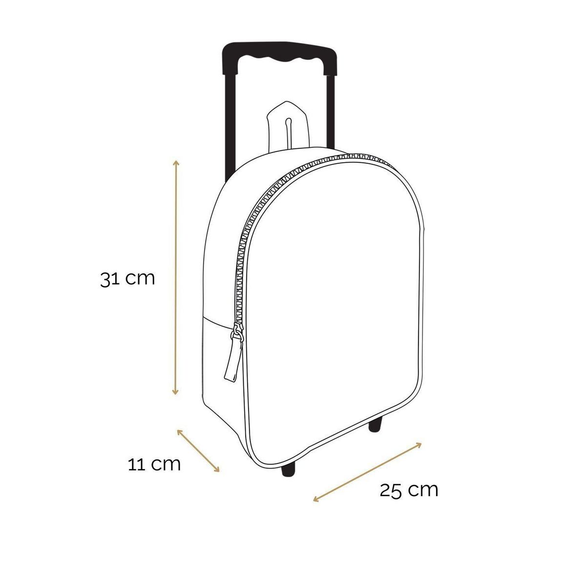 Bagtrotter BAGTROTTER Sac à dos à roulettes 31 cm maternelle Super Mario Bleu