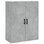 Voir la diapositive 2 : VIDAXL Armoire murale gris beton 69,5x34x90 cm