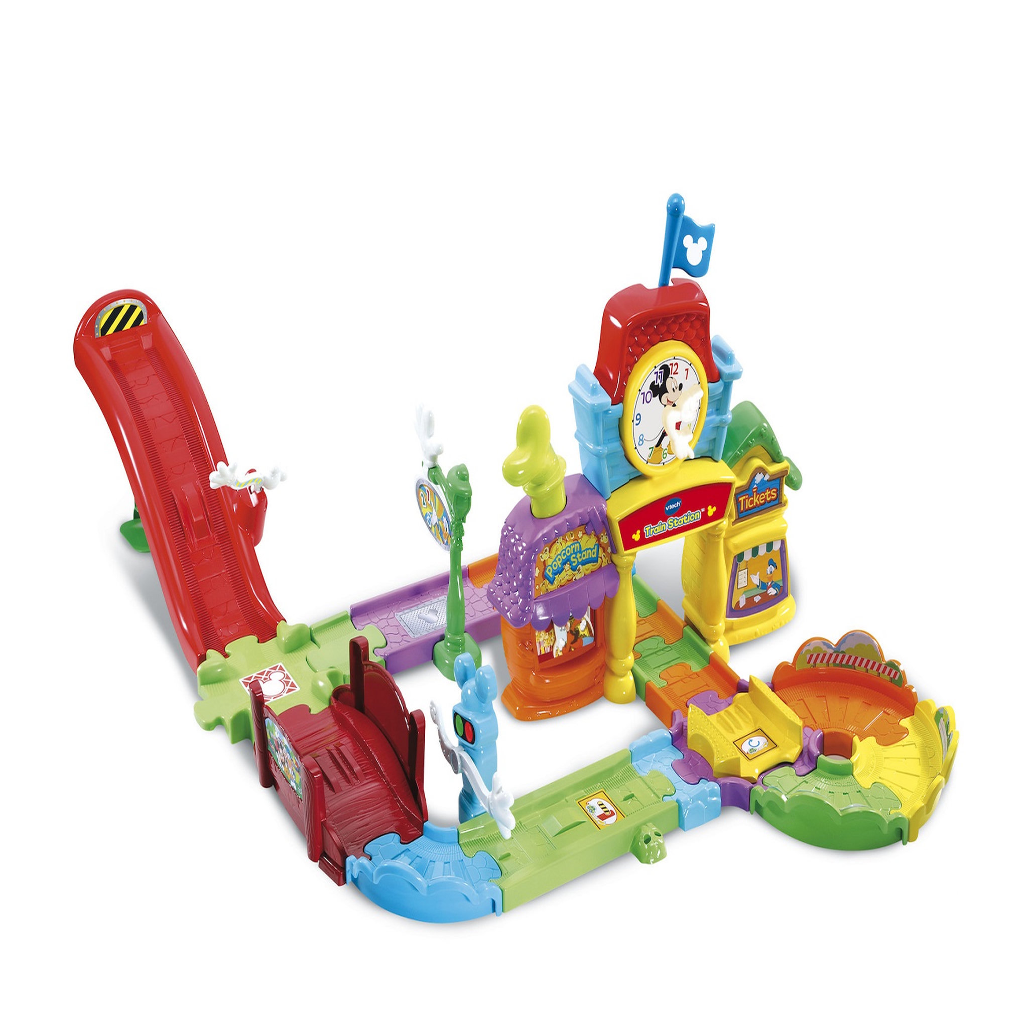 Voir la diapositive 2 : VTECH Tut tut bolides le circuit train interactif - Mickey 