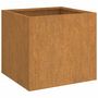 Voir la diapositive 2 : VIDAXL Jardiniere 32x30x29 cm acier corten