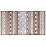 Voir la diapositive 2 : VIDAXL Tapis d'exterieur marron et blanc 80x150 cm design reversible