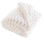 Paris Prix Plaid Imitation Fourrure Sherpa  Frosty  125x150cm Naturel