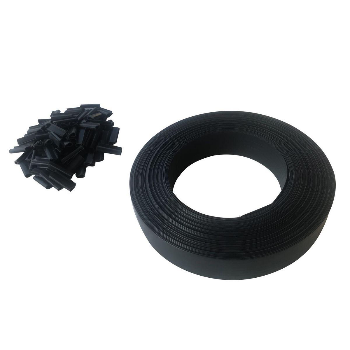 TOILINUX Lot de 10 Lamelles occultantes avec clip de fixation de 50 m