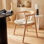 Voir la diapositive 5 : ATMOSPHERA Lot de 2 Fauteuils à Dîner  Yamato  73cm Naturel