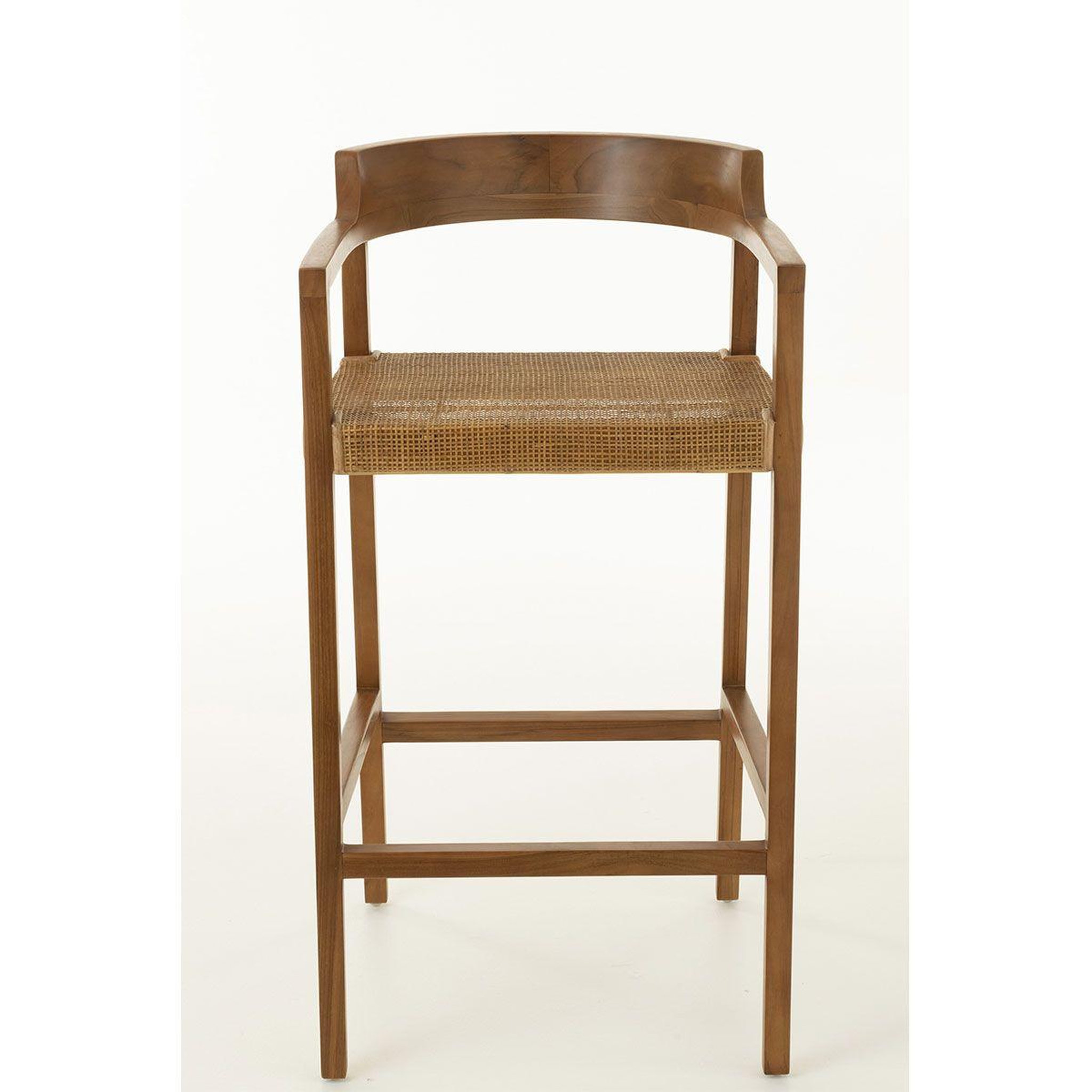 Voir la diapositive 3 : J-LINE Tabouret de bar design  sungkai  100cm marron