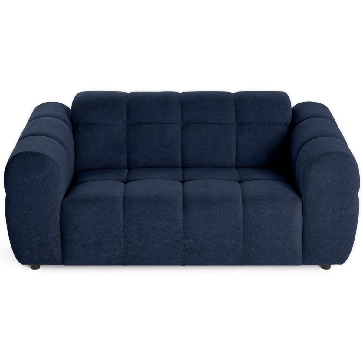 LISA DESIGN Ray - canapé droit 2 places en tissu texturé