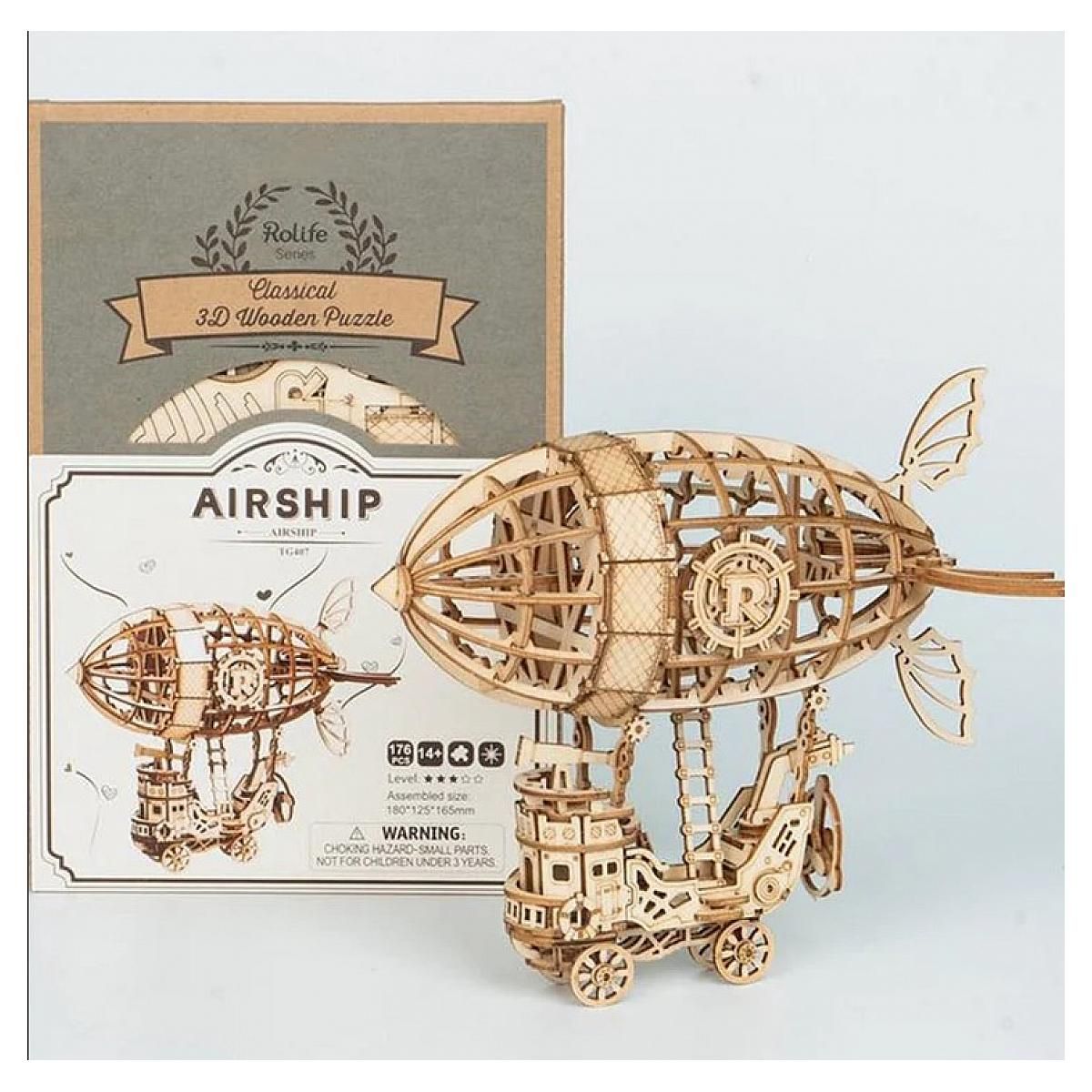 ROBOTIME Maquette en bois dirigeable