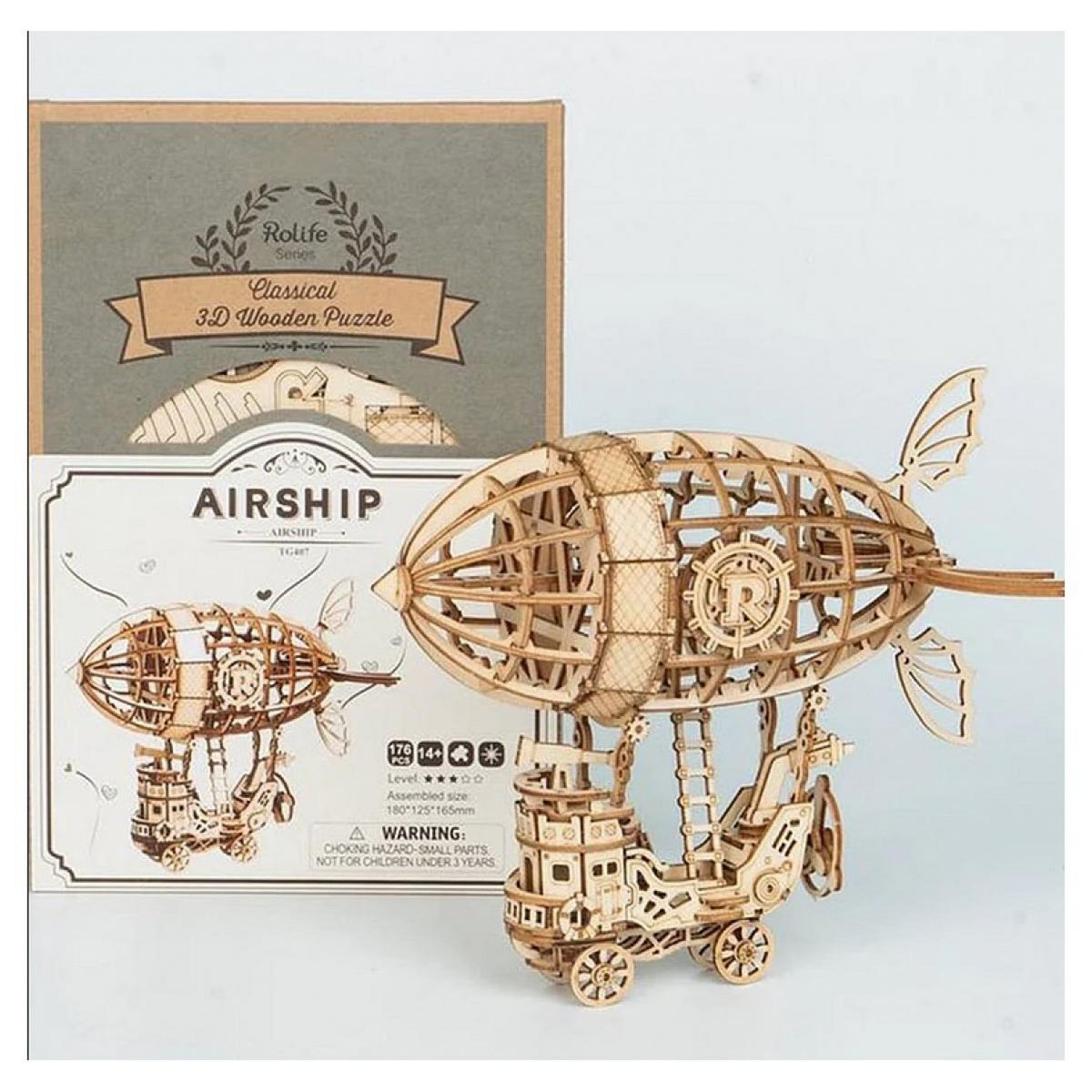 ROBOTIME Maquette en bois dirigeable