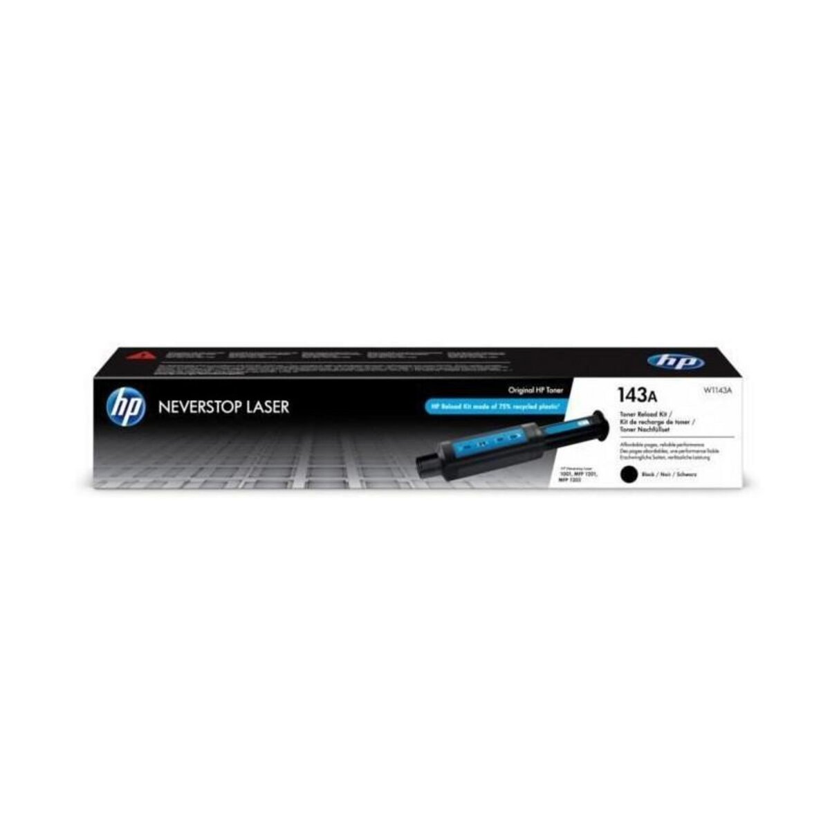 HP HP 143A Kit de recharge de Toner Noir Neverstop Authentique W1143A, pour HP Neverstop 1000 / 1200 series