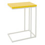 Voir la diapositive 1 : Paris Prix Table d'Appoint à Carreaux  Spia  60cm Jaune & Blanc