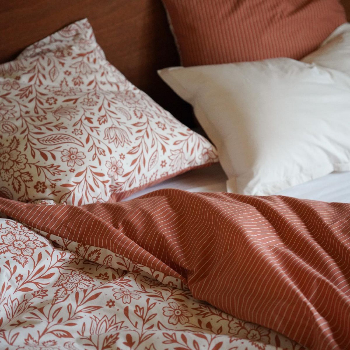 DODO Pack Housse de couette + Taie(s) d'oreiller Coton Morphée