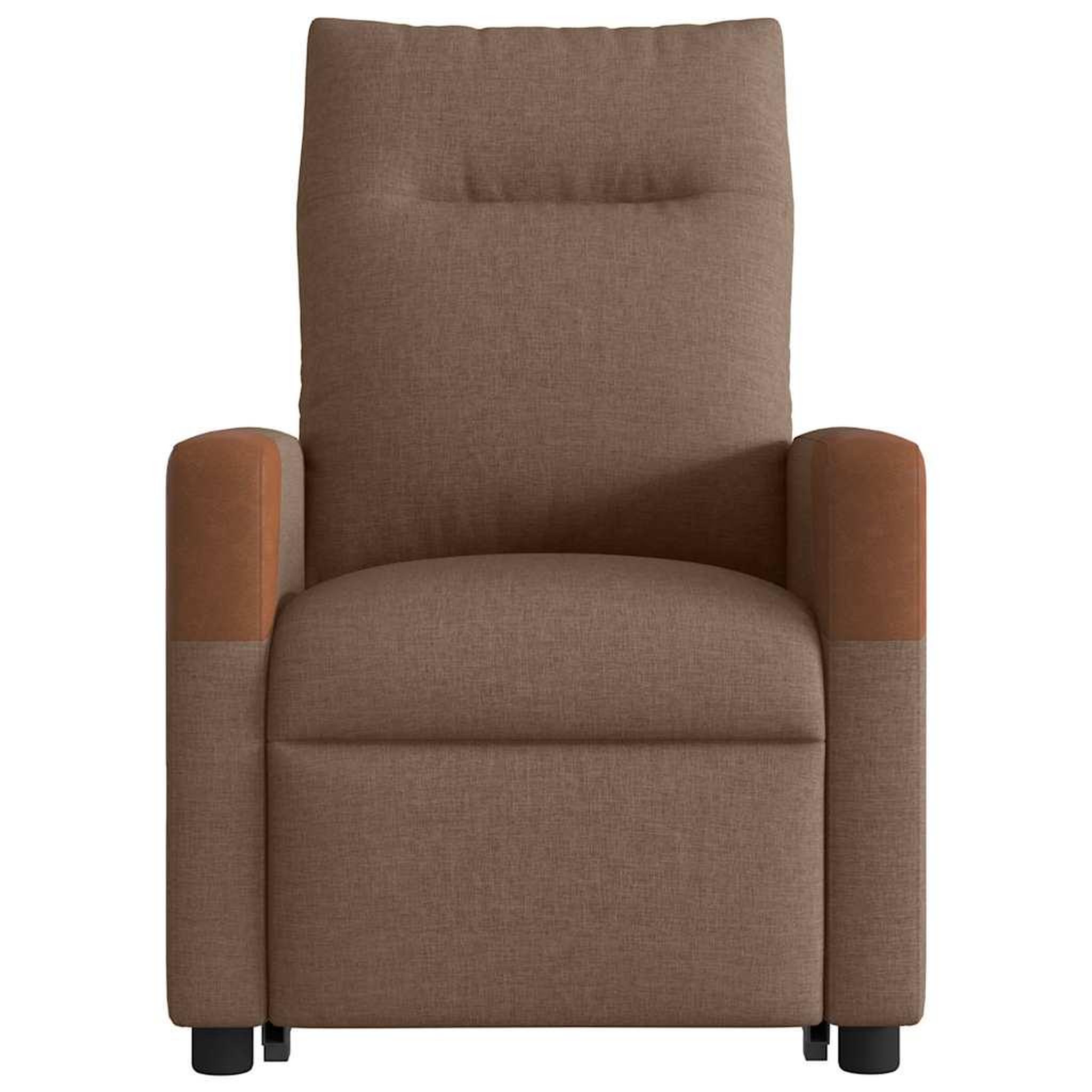 Voir la diapositive 5 : VIDAXL Fauteuil de massage inclinable Marron Tissu