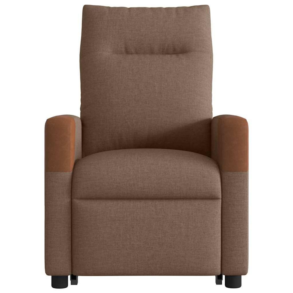VIDAXL Fauteuil de massage inclinable Marron Tissu