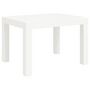 Voir la diapositive 2 : VIDAXL Table de jardin blanc 59x47x40 cm PP