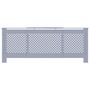 Voir la diapositive 3 : VIDAXL Cache-radiateur MDF Gris 205 cm
