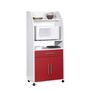 Voir la diapositive 1 : Desserte micro-ondes 2 portes 1 tiroir PRACTICA 
