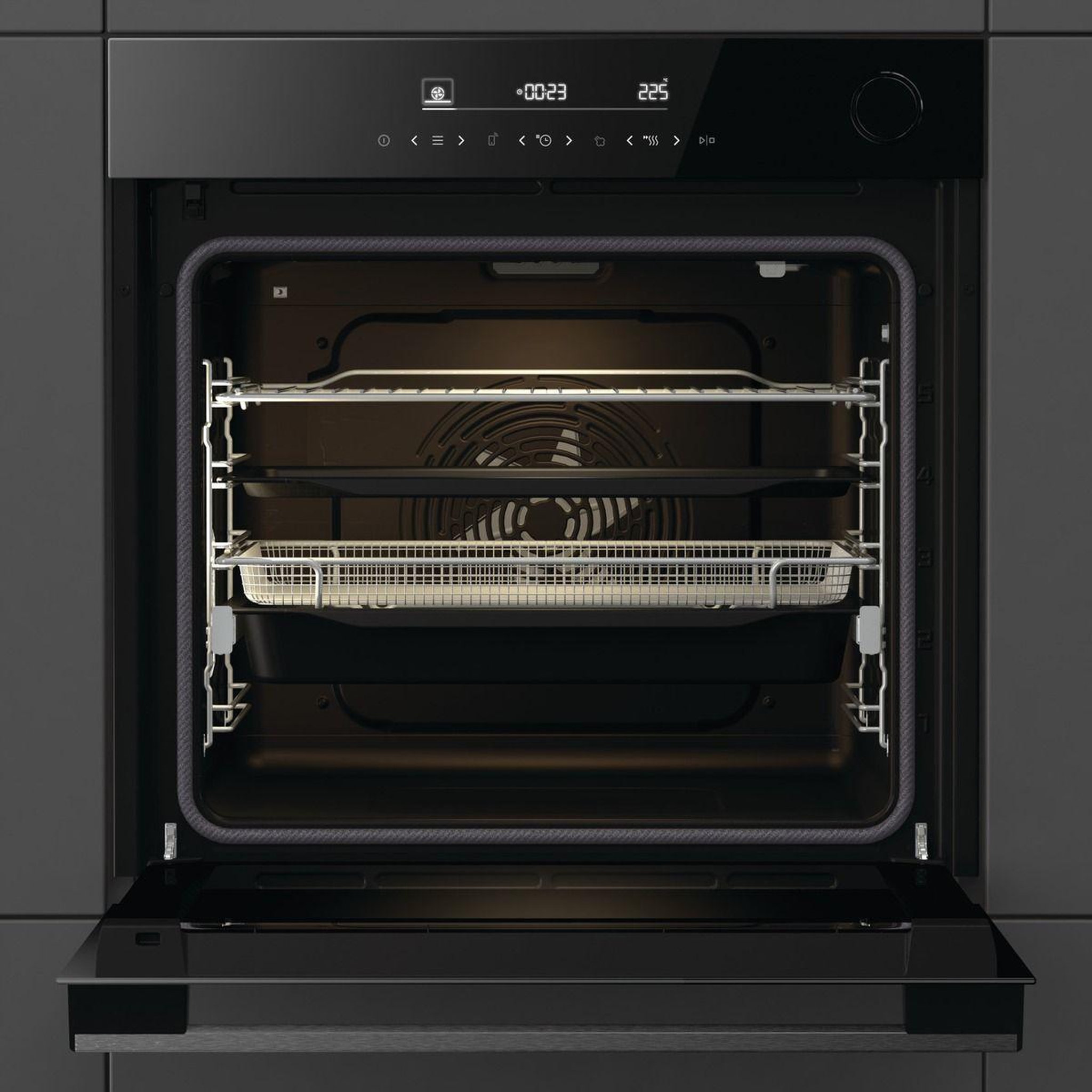 Voir la diapositive 5 : Hisense Four encastrable fonction vapeur bsa66346pbgwifi