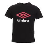 UMBRO T Shirt noir fille Umbro Bas Net. Coloris disponibles : Noir