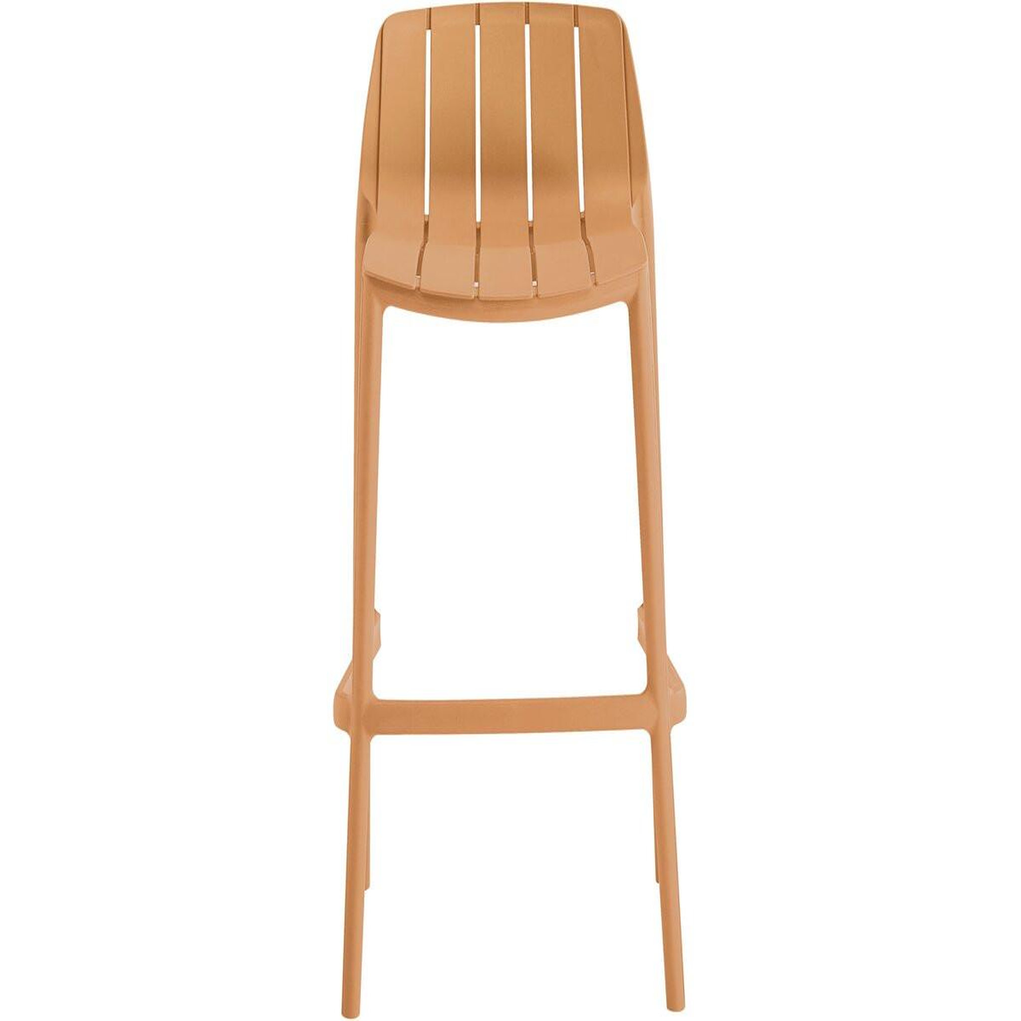 Voir la diapositive 4 : Habitat et Jardin Table et chaises hautes de bistrot empilables  vaena  - 2 places - orange