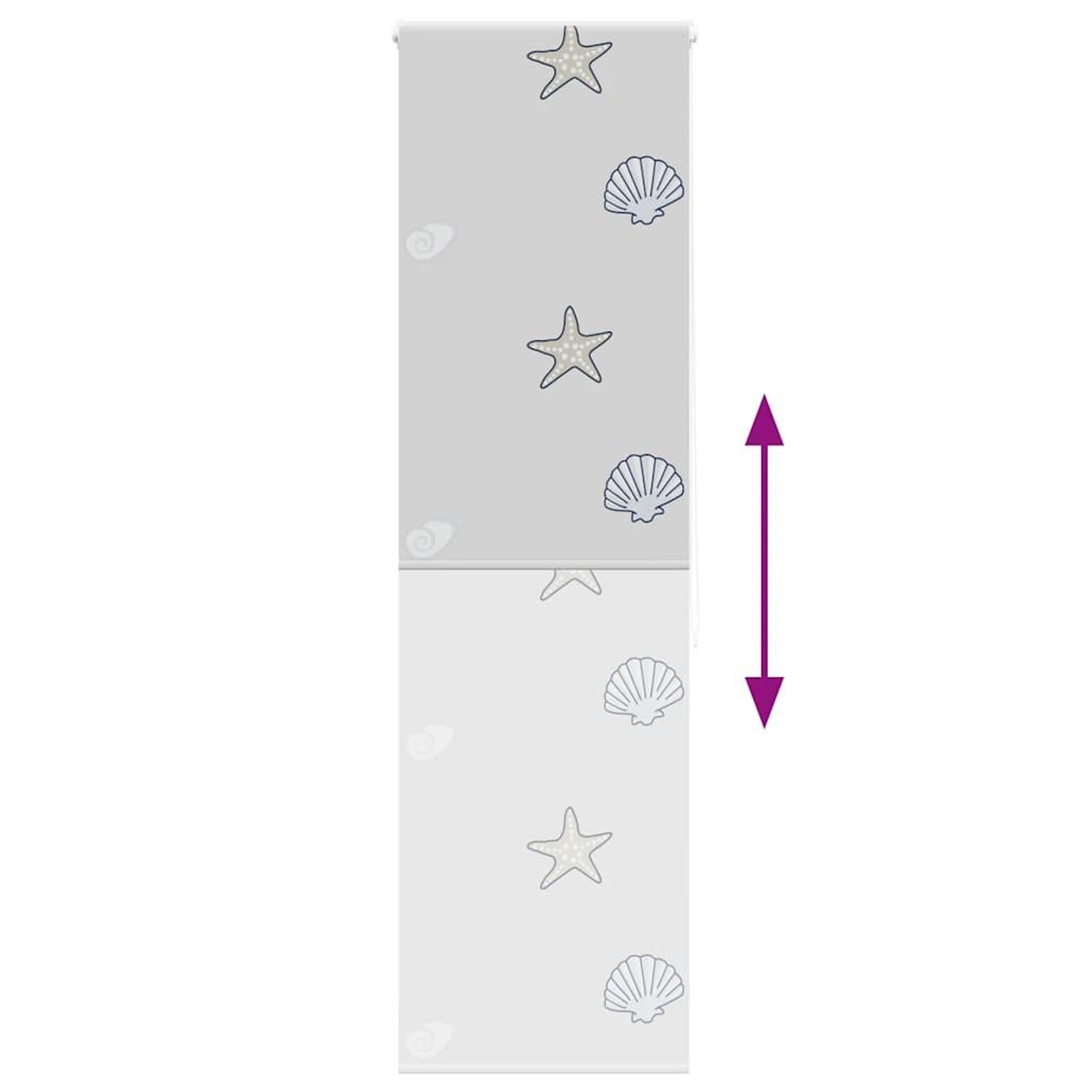 Voir la diapositive 5 : VIDAXL Store enrouleur de douche 60x240 cm largeur du tissu 56 cm