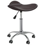 VIDAXL Chaise de bureau Marron Similicuir