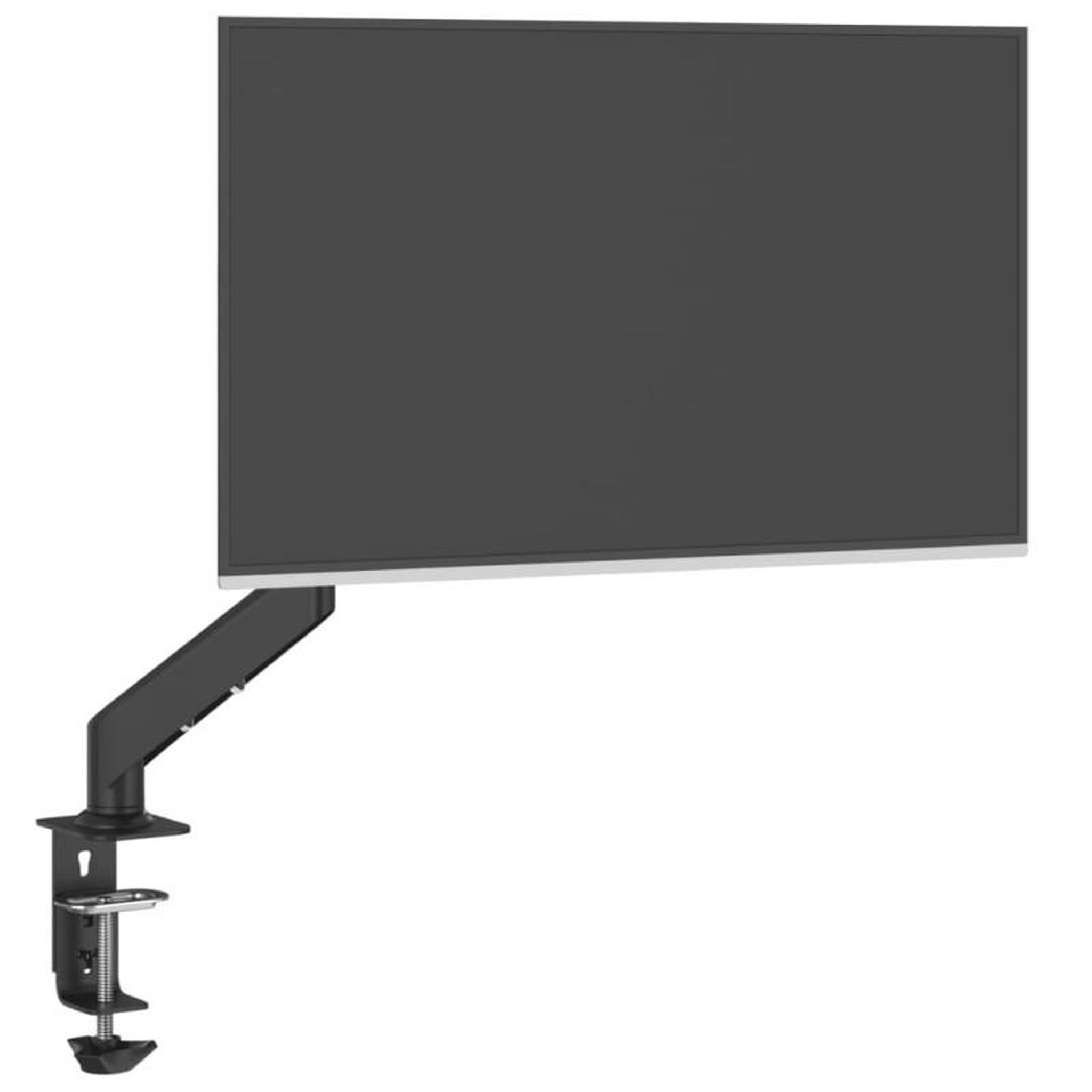 Voir la diapositive 4 : VIDAXL Bras pour moniteur unique 27 pouces max ressort à gaz 10 kg