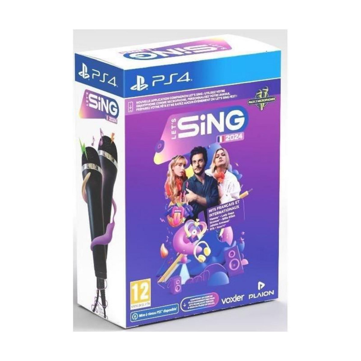 Koch Media Let's Sing 2024 - Jeu PS4 - Avec 2 micros