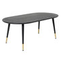 Voir la diapositive 1 : Paris Prix Table Basse Ovale  Dipp  120cm Noir