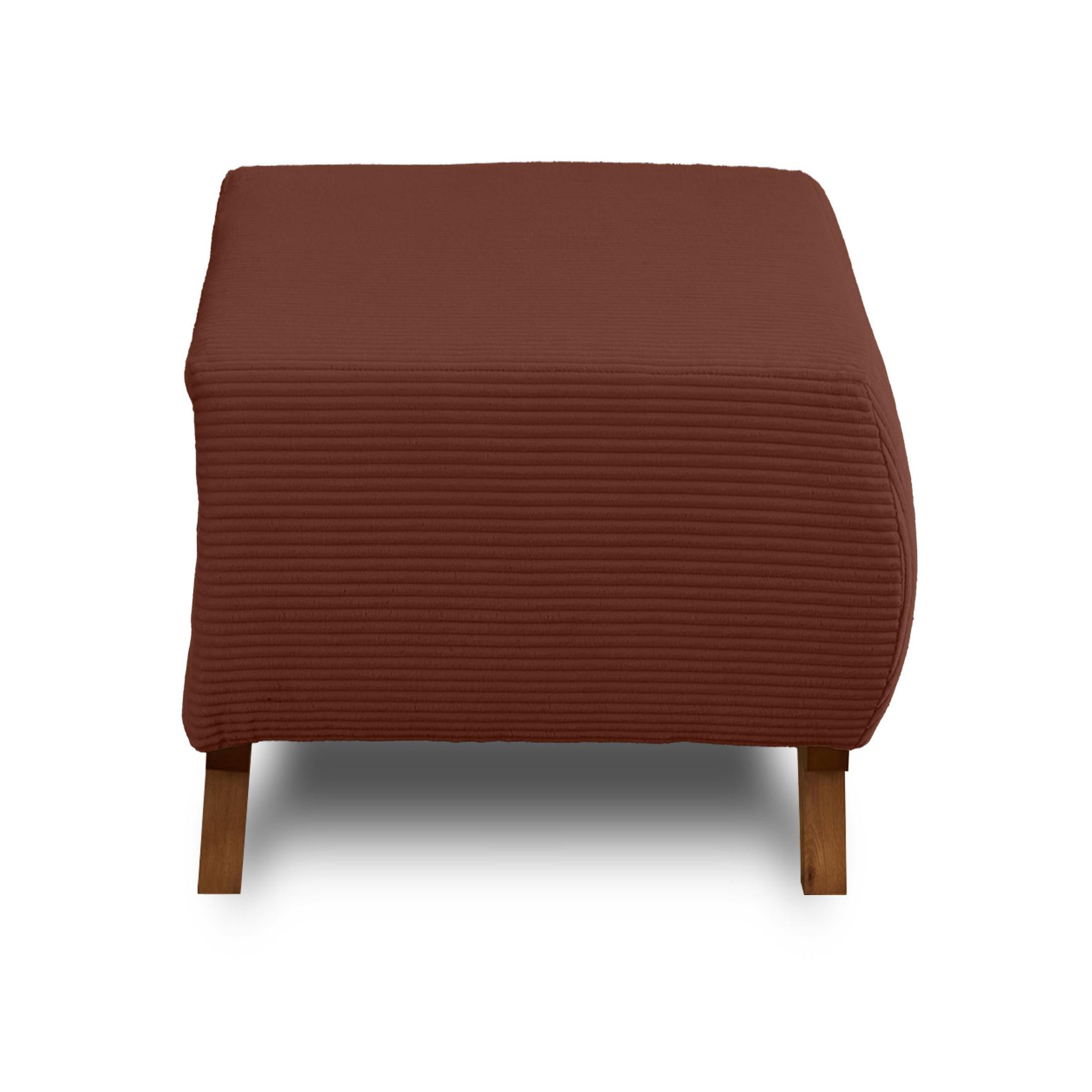 Voir la diapositive 1 : BEST MOBILIER Cristal - pouf modulable - 65 cm - en velours côtelé