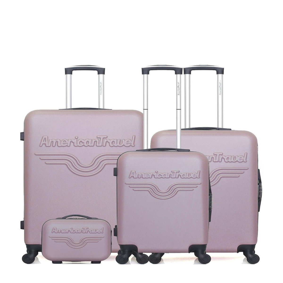 AMERICAN TRAVEL AMERICAN TRAVEL - Set de 4 Valises CHELSEA-C 75 cm 4 Roues