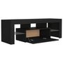 Voir la diapositive 4 : VIDAXL Meuble TV avec lumieres LED noir 120x35x40 cm