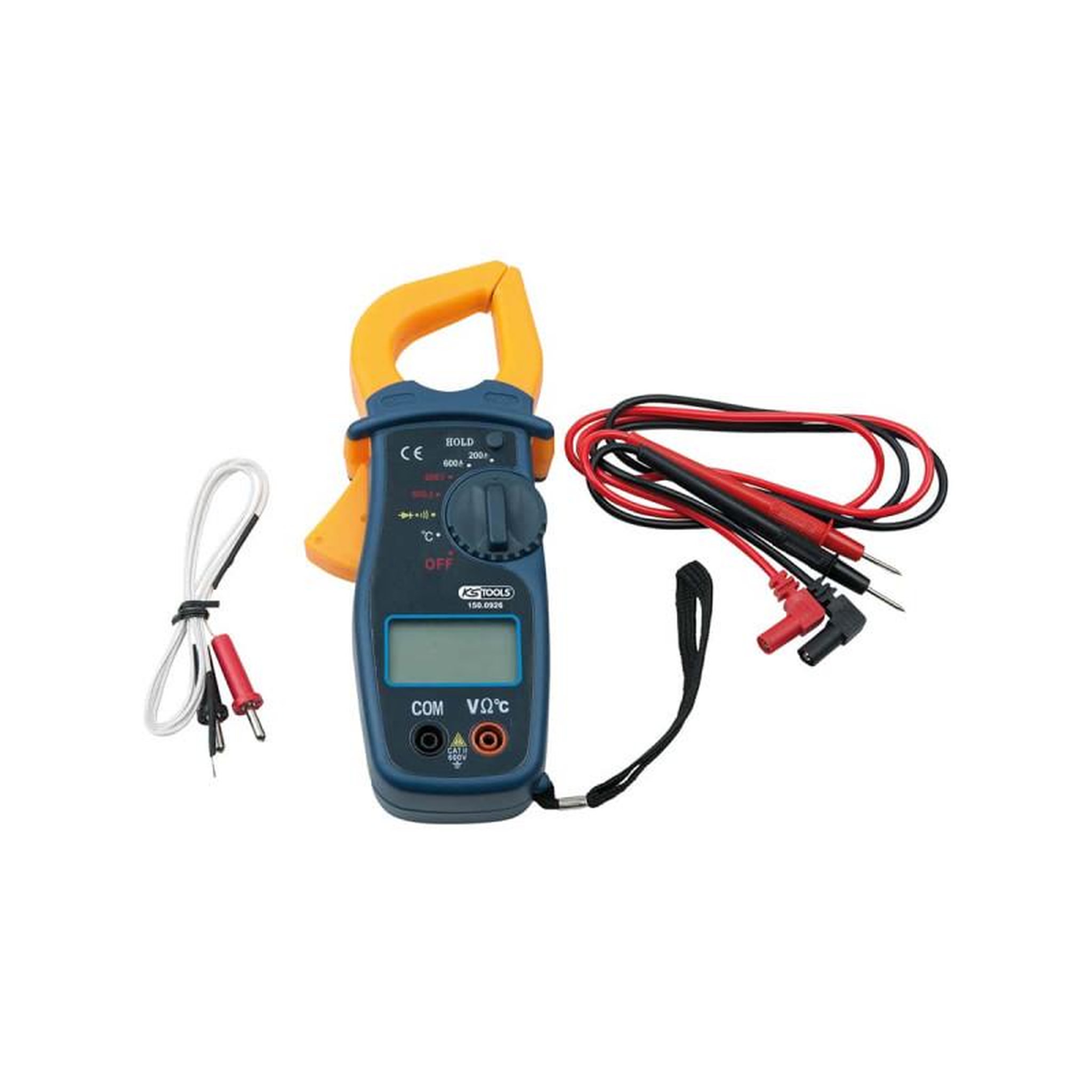 Ks Tools Pince ampèremétrique KS TOOLS - Digitale - 600V - 150.0925