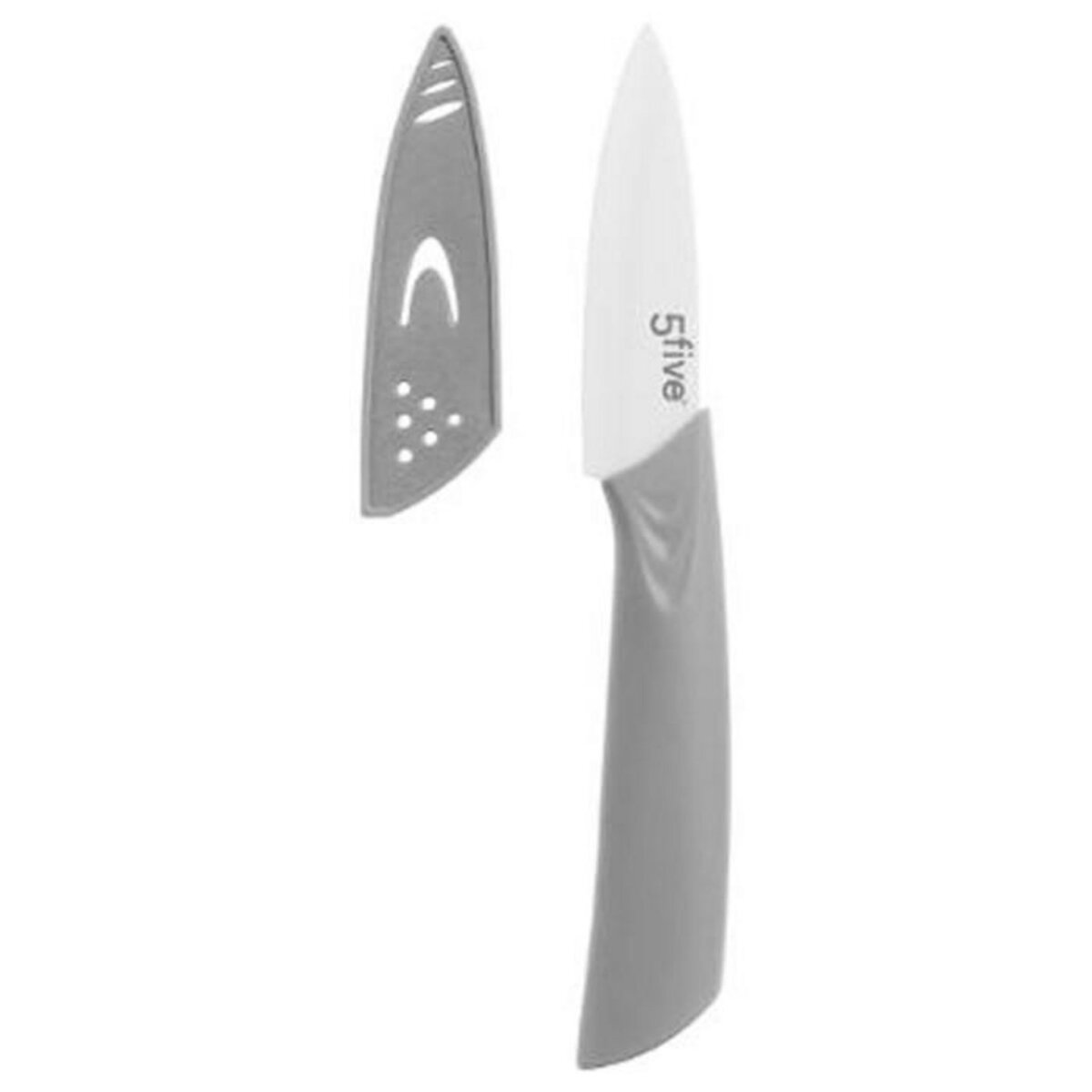 FIVE Couteau en Céramique  Zirco  17cm Gris