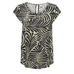 Only Blouse Beige/ à motifs Femme Only Nova. Coloris disponibles : Noir