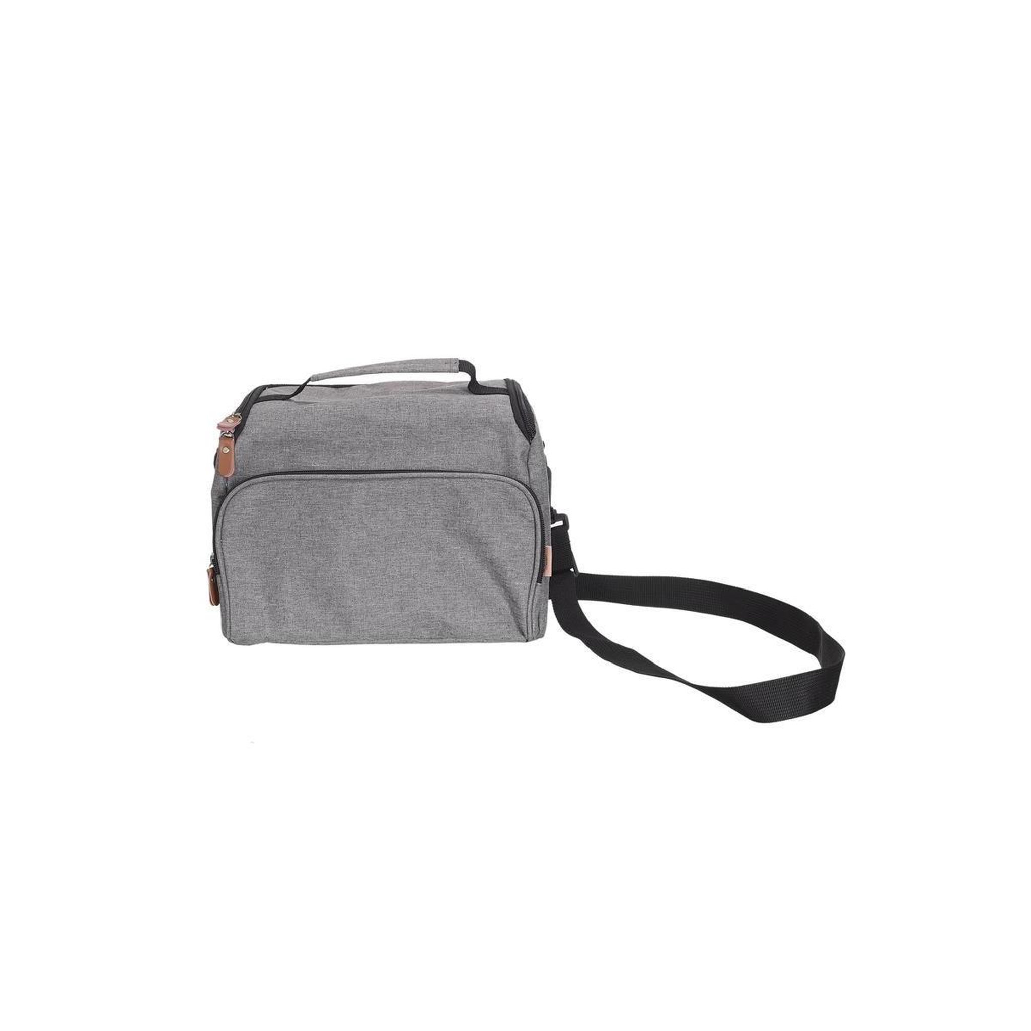 Voir la diapositive 2 : COOK CONCEPT Sac Lunch Déco  Zippé  28cm Gris