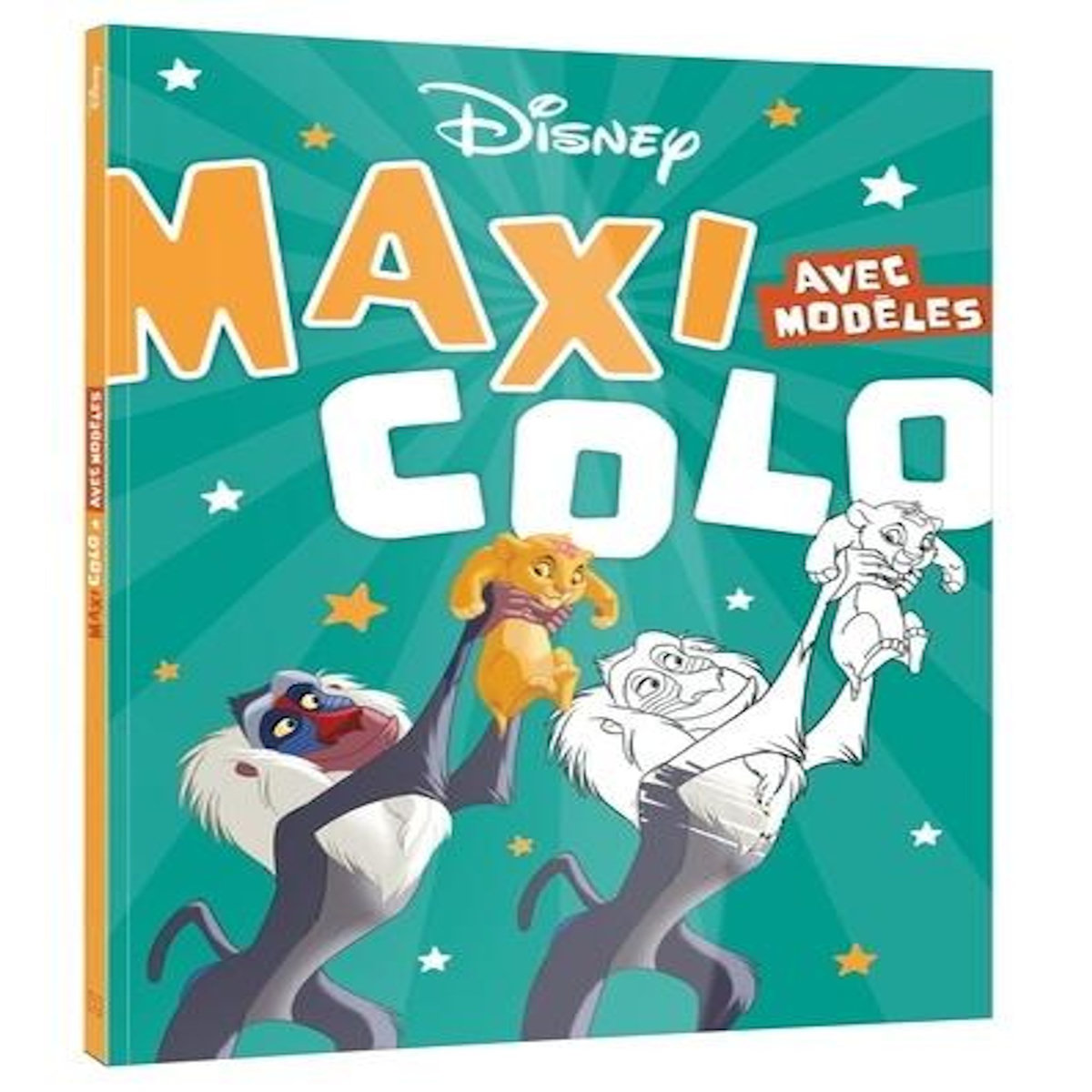 MAXI-COLO DISNEY. AVEC MODELES, Hachette Jeunesse
