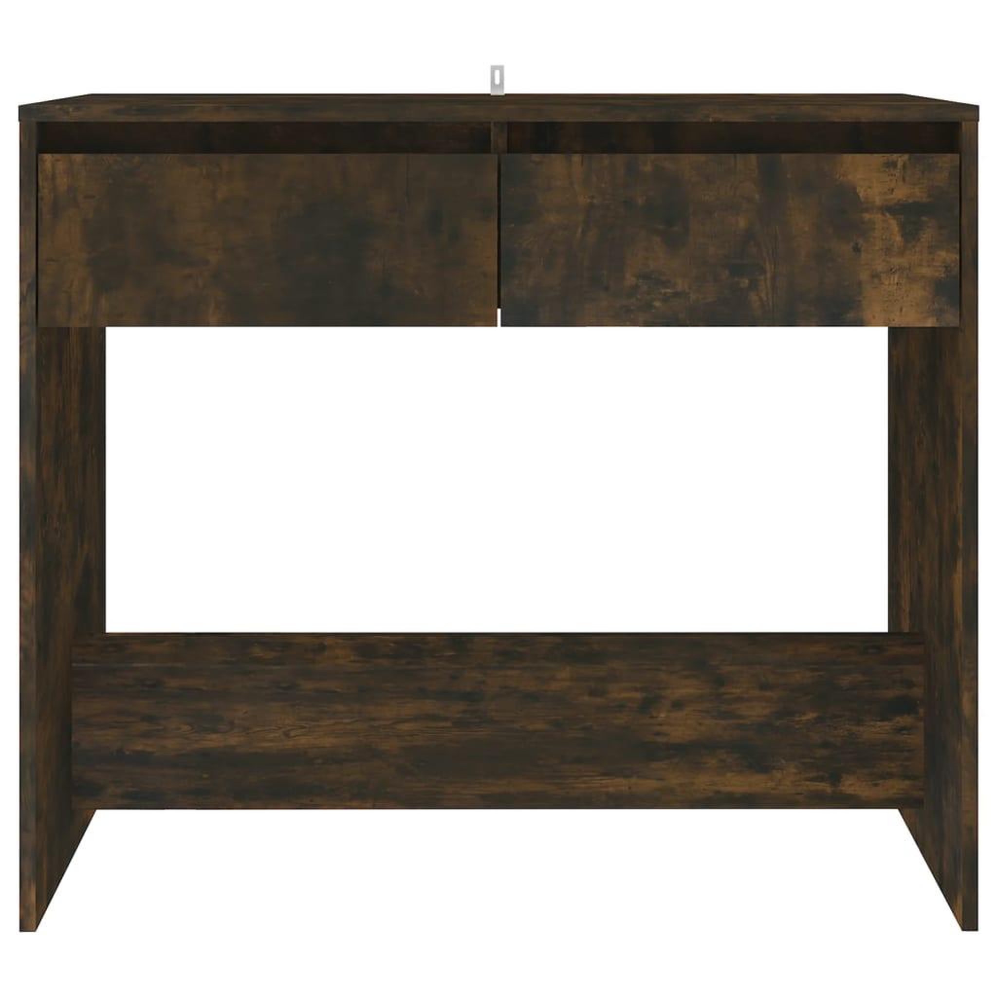 Voir la diapositive 5 : VIDAXL Table console chene fume 89x41x76,5 cm bois d'ingenierie