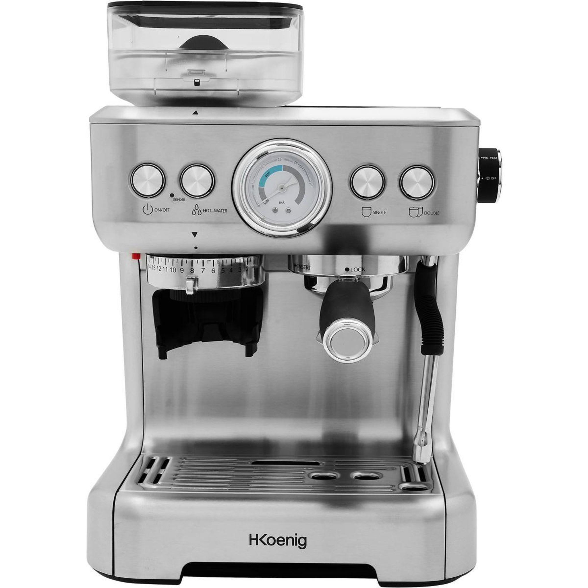 Voir la diapositive 2 : H.Koenig Machine à expresso EXPRO980