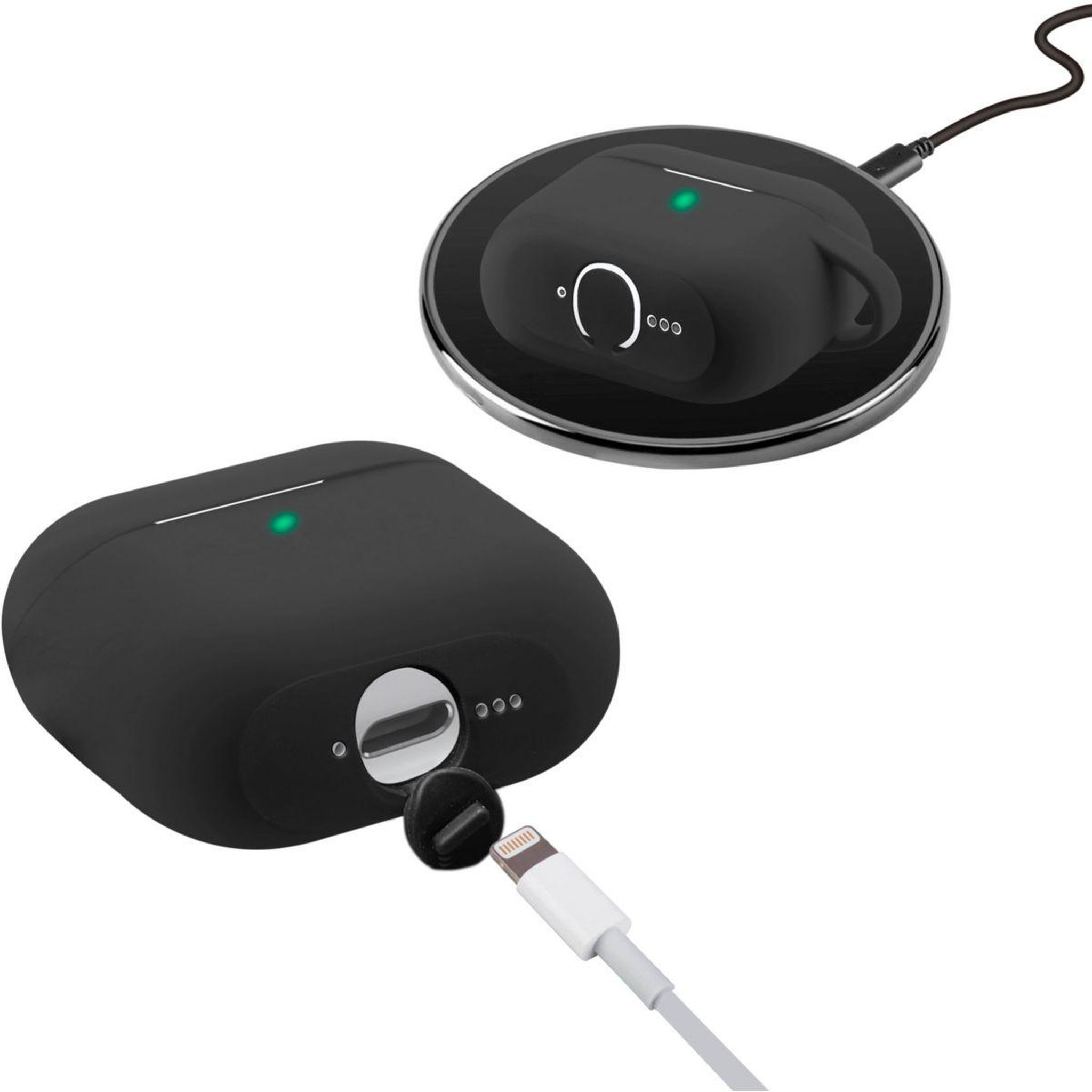 Voir la diapositive 4 : ESSENTIEL B Pack étui airpods 4 noir
