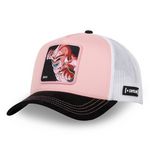 CAPSLAB Casquette homme trucker bi-matière Dragon Ball Z Buu. Coloris disponibles : Rose