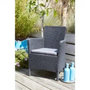 Voir la diapositive 2 : Keter Keter Chaise a manger de jardin Trenton graphite